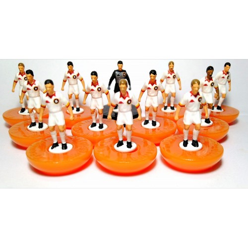Subbuteo Andrew Table Soccer AS Roma 1983-84 on classic Hasbro bases